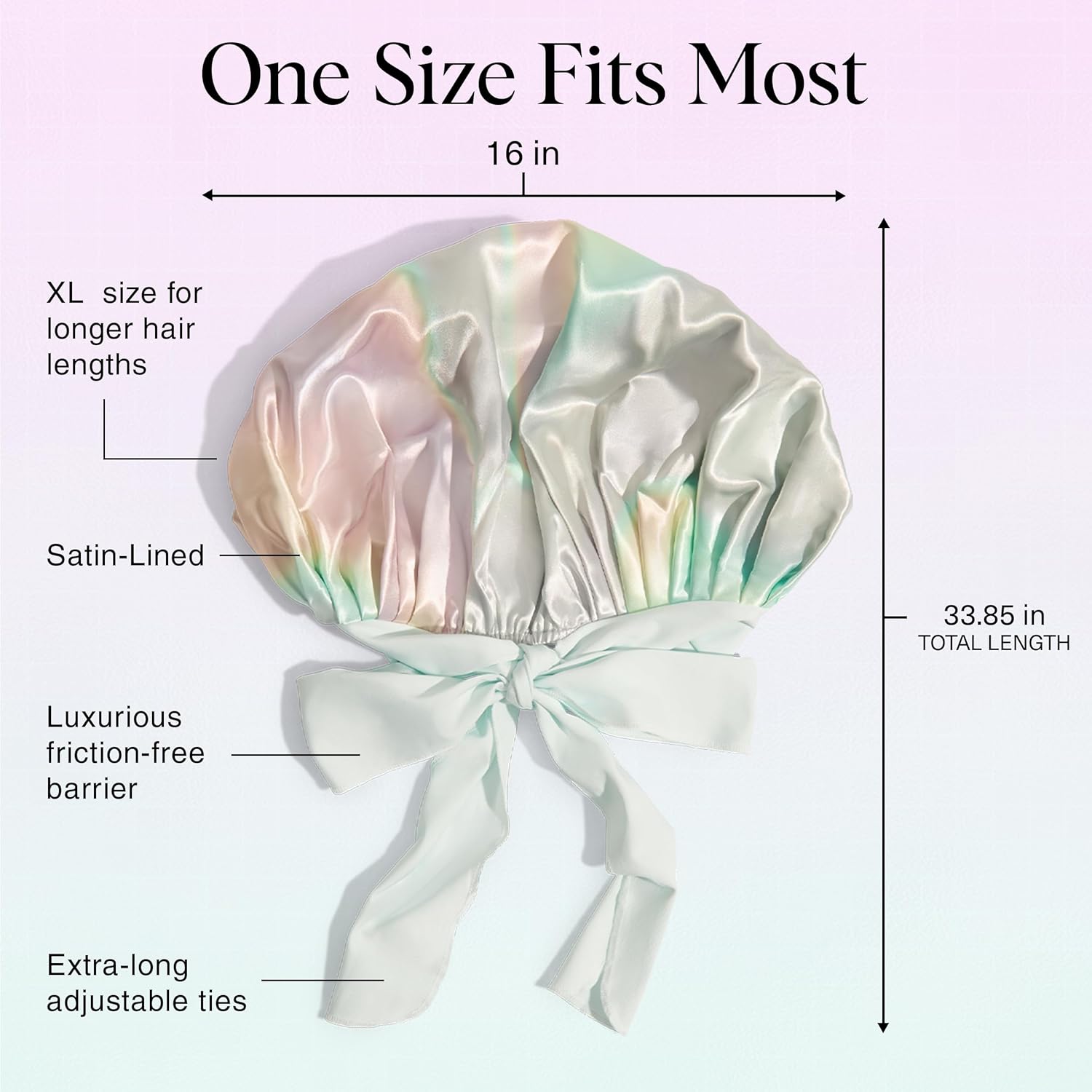 double-layered satin construction for reduced friction