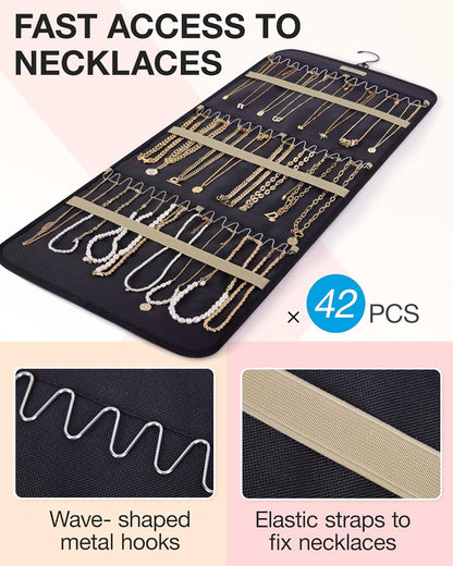 double-sided 360-degree rotating hanger for full access