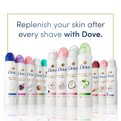 Dove Advanced Care Antiperspirant Deodorant Dry Spray Cool Essentials – Nightly Self-Care Ritual for Shave Recovery, Pro Ceramide Repair 3.8 oz