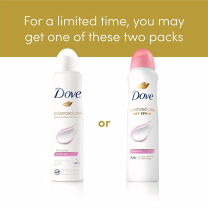 Dove Advanced Care Antiperspirant Deodorant Spray – Mood-Boosting Lavender Fragrance for Meditation and Self-Care with Pro Ceramide Repair and 72 Hour Protection 3.8 oz