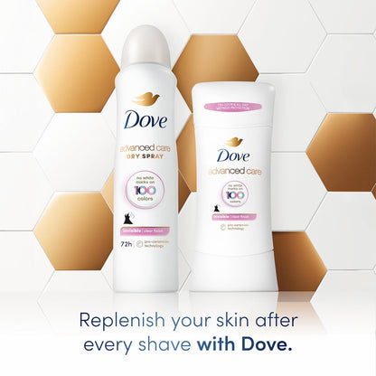 Dove Advanced Care Antiperspirant Spray Clear Finish – Thoughtful Self-Care Gift for Her Bathroom Vanity