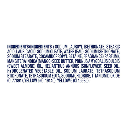 Dove Beauty Bar Glowing Mango & Almond Butter – Dermatologist-Recommended Bar for Sensitive, Reactive Skin