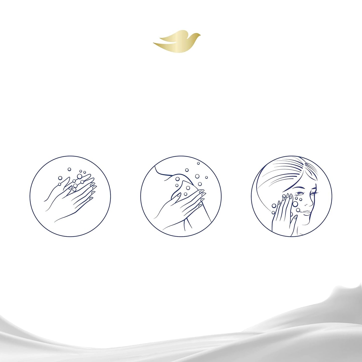 Dove Beauty Bar Soap with Shea Butter – Family Safe Bar Soap for Kids' Bathroom, Gentle Hypoallergenic Cleanser for Sensitive Skin