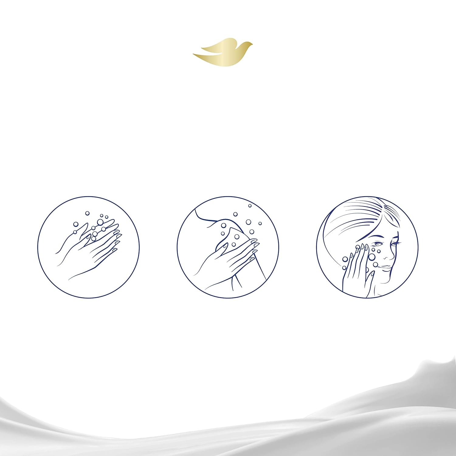 Dove Beauty Bar Soap with Shea Butter – Family Safe Bar Soap for Kids' Bathroom, Gentle Hypoallergenic Cleanser for Sensitive Skin