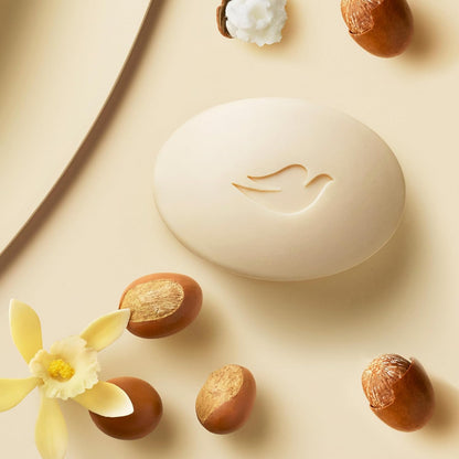 Dove Beauty Bar with Shea Butter – Calming Nightly Body Cleanser for Dry, Sensitive Skin