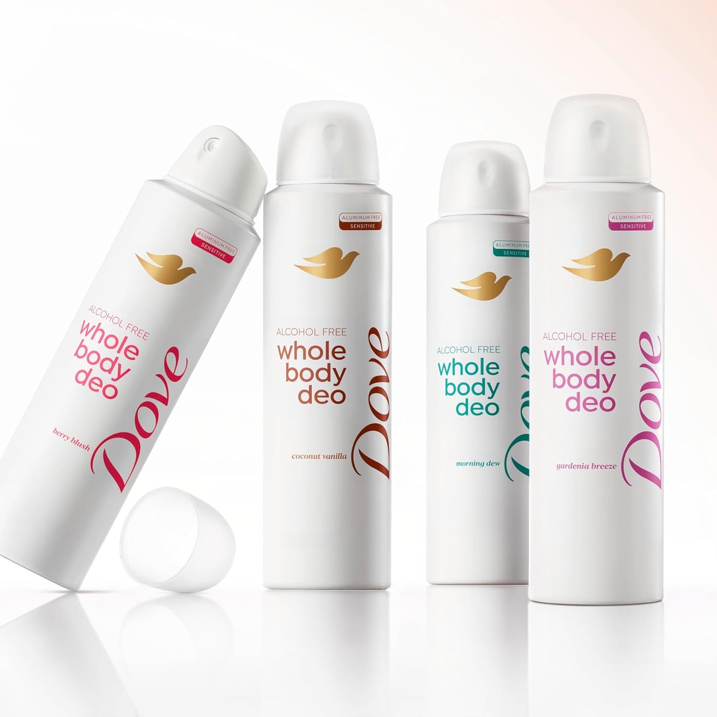 Dove Coconut Vanilla Whole Body Deodorant Spray – Skincare-Grade 35% Nourishing Serum for Women Bath Time Wellness Routine
