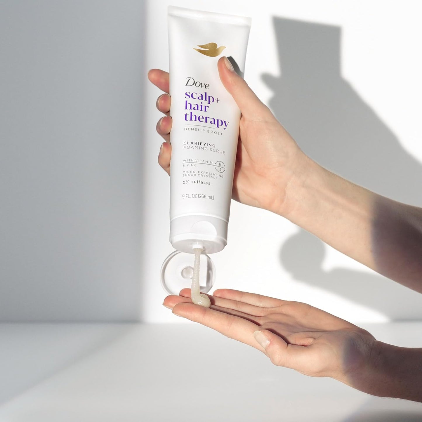 Dove Density Boost Clarifying Foaming Scrub – Premium Scalp Treatment for Thicker, Stronger Hair, 9 oz