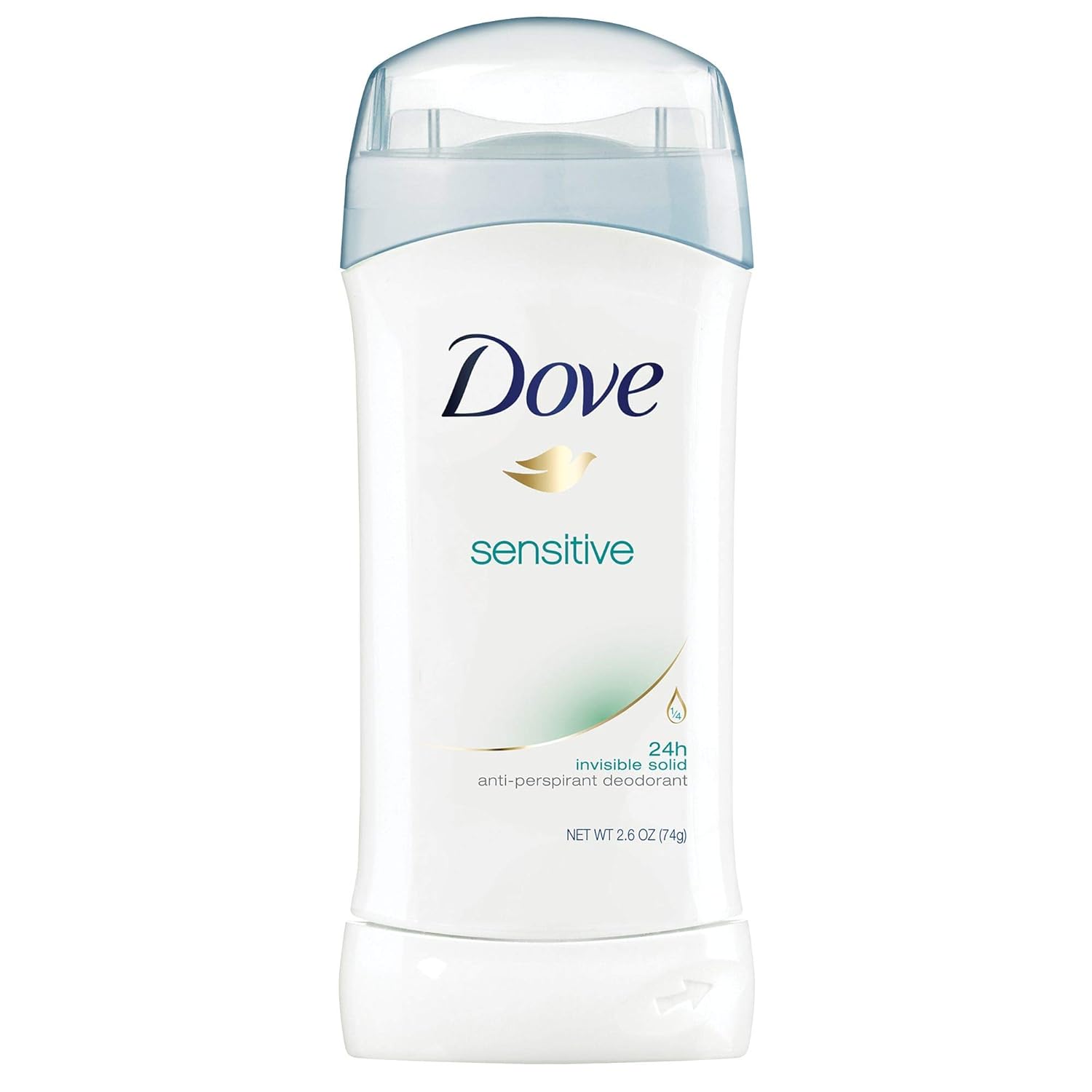 Dove Invisible Solid Deodorant – Skin-Safe Daily Protection for Shaving Women, No Alcohol Irritation