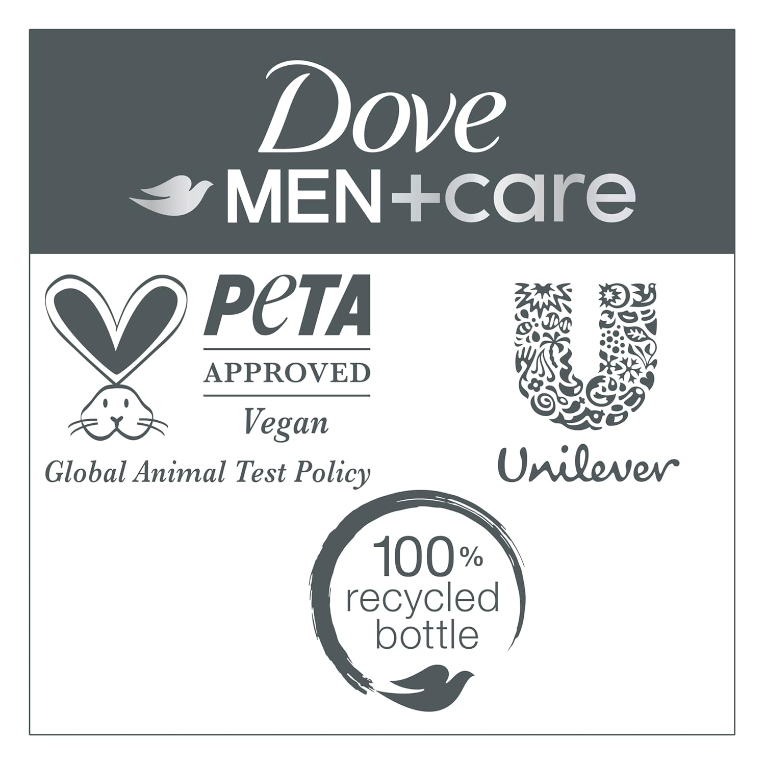 Dove Men+Care 2-in-1 Shampoo and Conditioner – Single-Bottle Hair Care for a Clean Shower Shelf, 28 fl oz