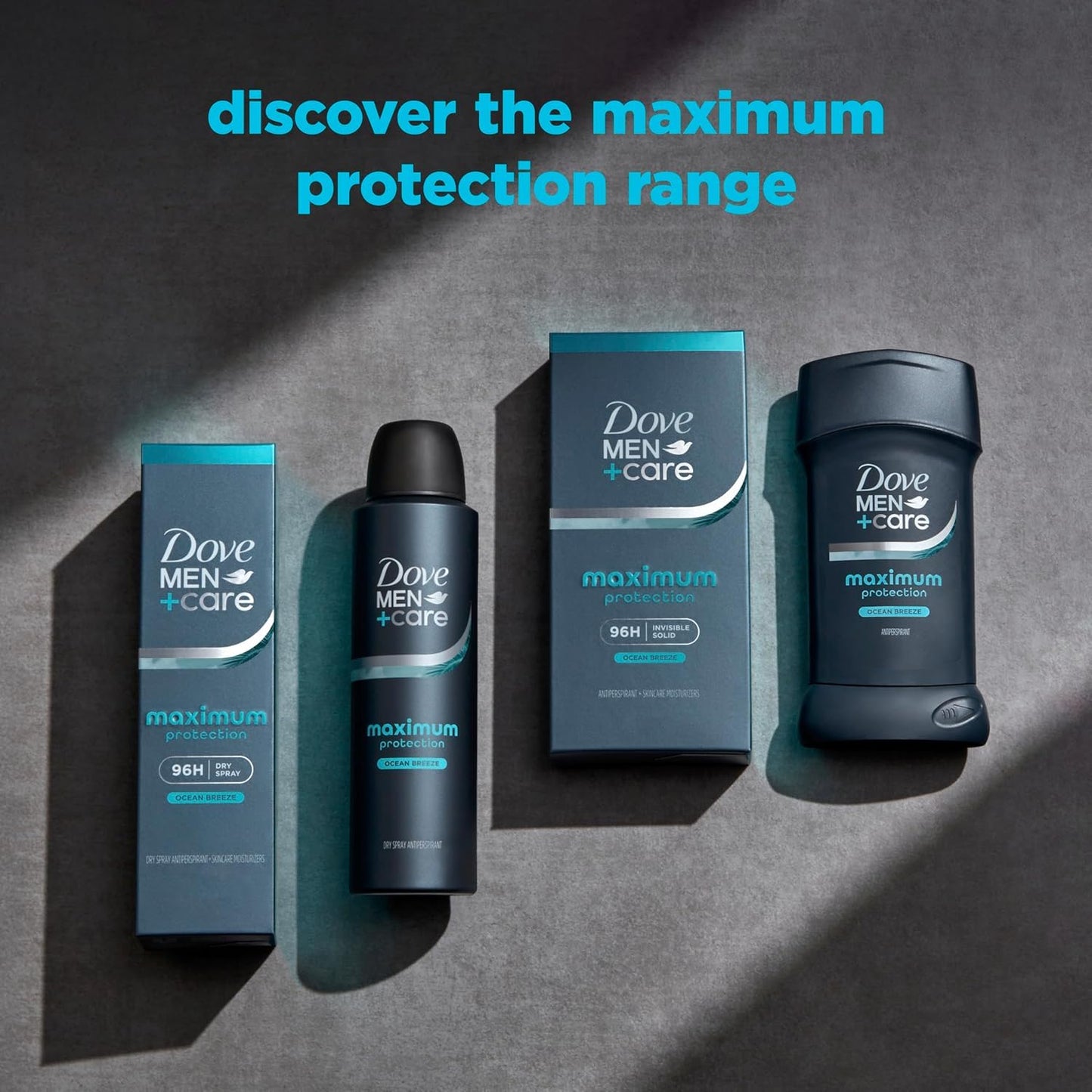 Dove Men+Care Anti-Perspirant Spray Ocean Breeze – Premium Gift-Ready Deodorant for Men, 96-Hour Grooming Upgrade