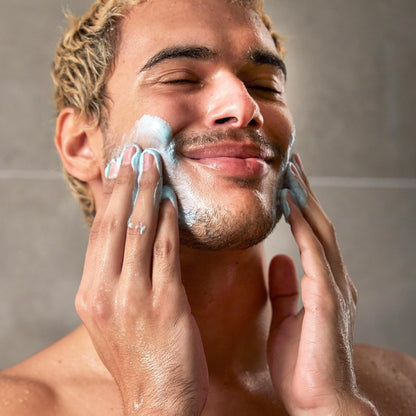 DOVE MEN + CARE Body and Face Scrub Eucalyptus — Spa-Like Shower Ritual Exfoliator for Mindful Nightly Routines