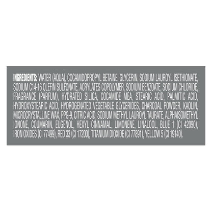 Dove Men+Care Charcoal + Clay 2-in-1 Scrub – Streamlined Body and Face Wash for Men with Clean Bathroom Aesthetic