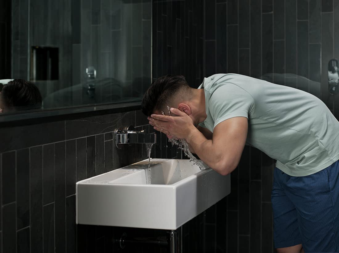 DOVE MEN + CARE Hydrate+ Face Wash – Daily Men's Skincare Ritual for a Calming Shower Reset