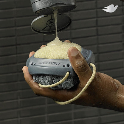 DOVE MEN + CARE Shower Tool 4 Pack – Clutter-Free Bathroom Upgrade Replacing Loofahs and Puffs