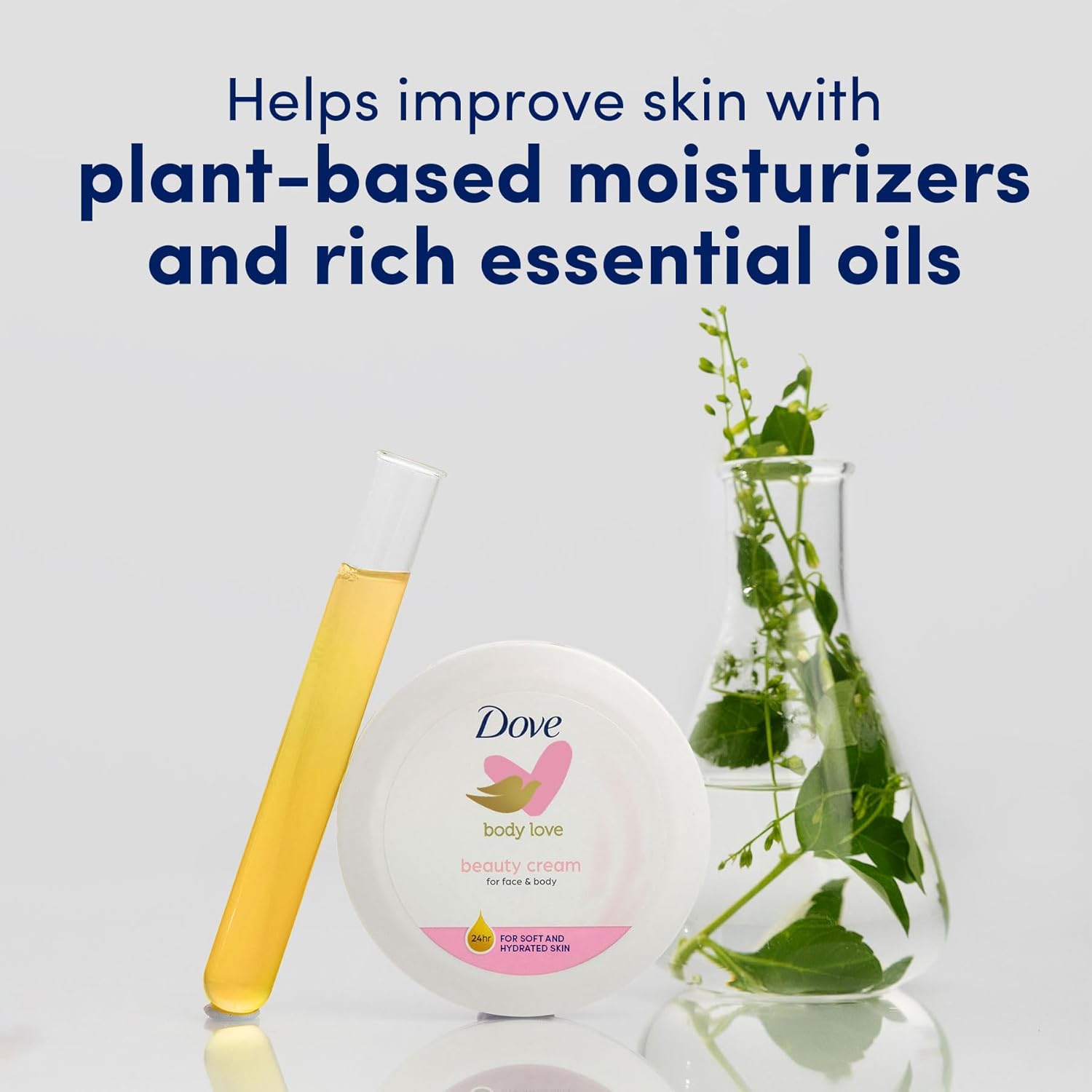 Dove Nourishing Beauty Cream – Thoughtful Birthday Gift for Her, Face Hand and Body Lotion Multi-Pack