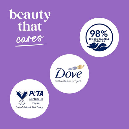 Dove Relax Body Wash with Pump – Calming Lavender Chamomile Shower for Evening Wind-Down Ritual, 30.6 oz