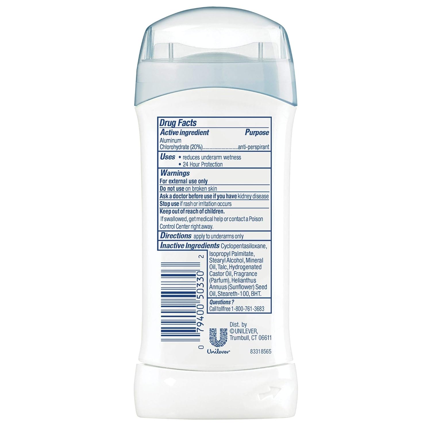 Dove Sensitive Antiperspirant Stick – Mindful Daily Ritual for Women with Sensitive Underarm Skin, Alcohol-Free Post-Shave Care