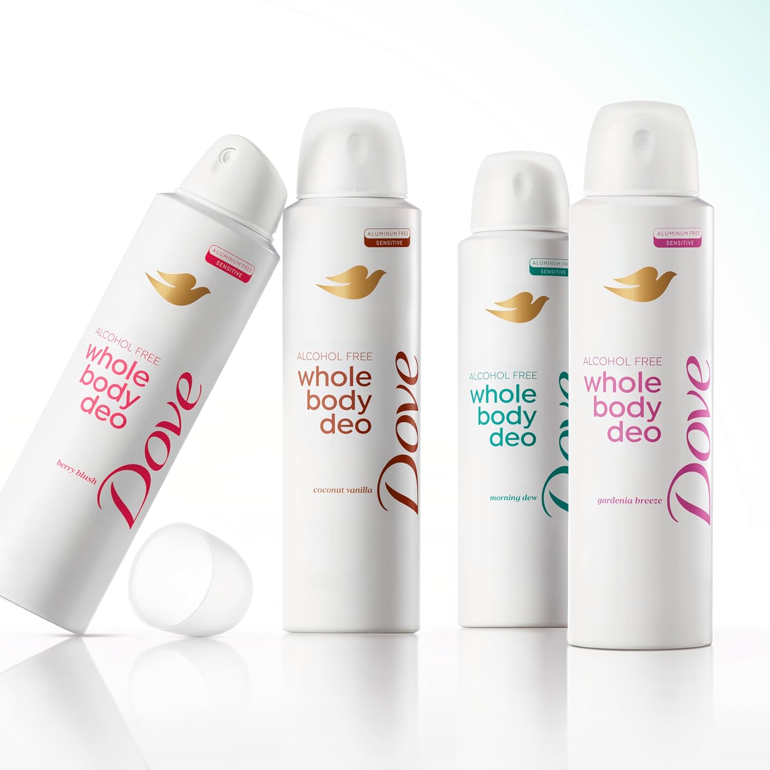 Dove Whole Body Deo Alcohol Free Deodorant Spray for Women – One-Step Whole Body Deodorant, Clean Vanity Essential 4 oz