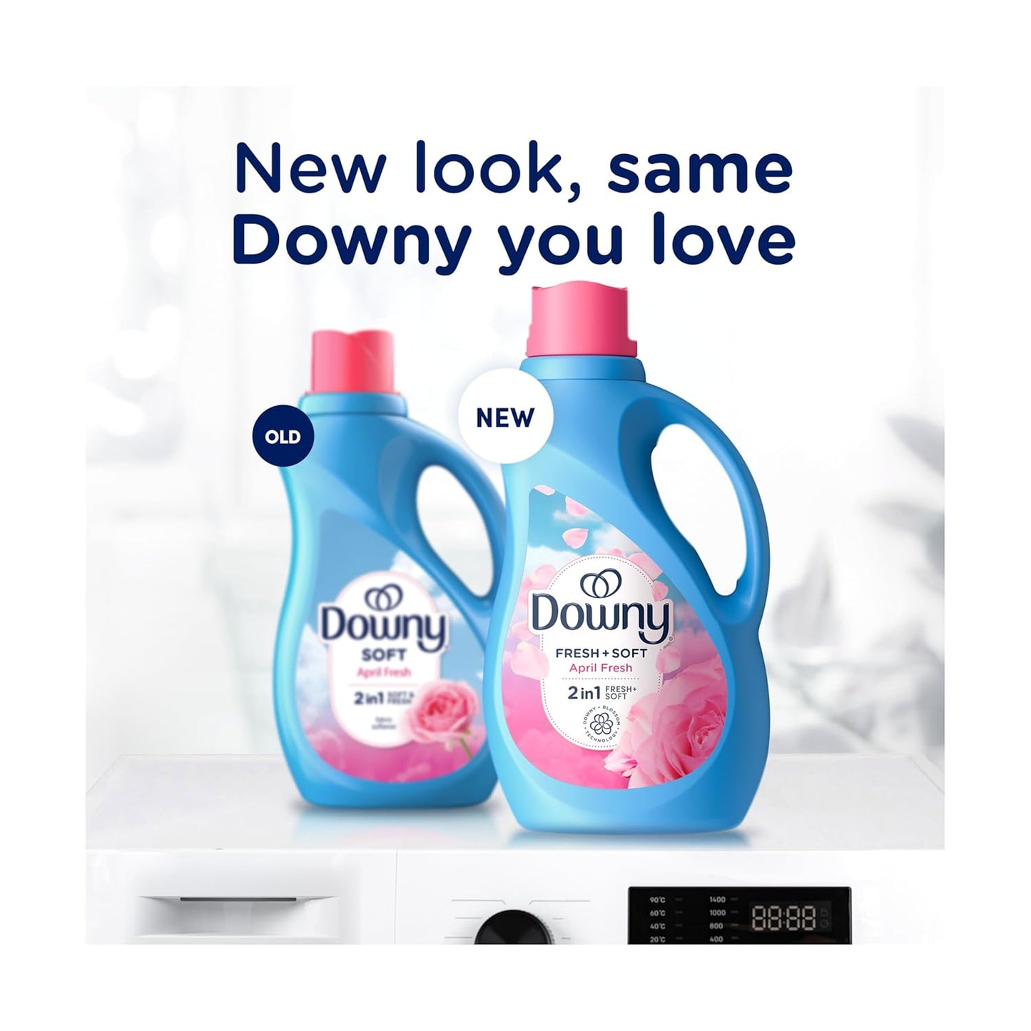 Downy April Fresh Fabric Softener – Bedtime Ritual for Calming Linen Care, 2-in-1 Softener for Sheets and Pajamas