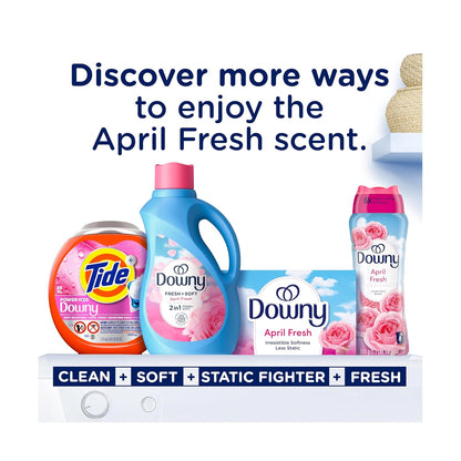 Downy April Fresh Fabric Softener – Bedtime Ritual for Calming Linen Care, 2-in-1 Softener for Sheets and Pajamas