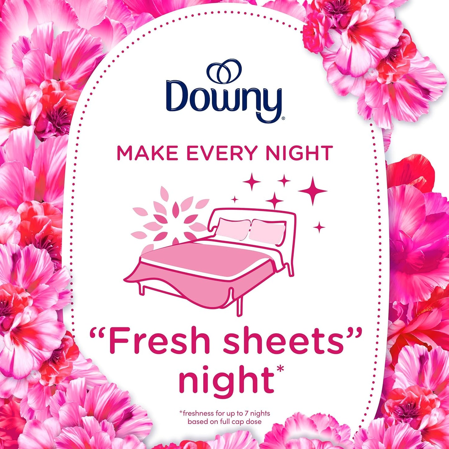 Downy April Fresh Fabric Softener – Streamlined 2-in-1 Laundry Essential for the Uncluttered Home, 44 fl oz