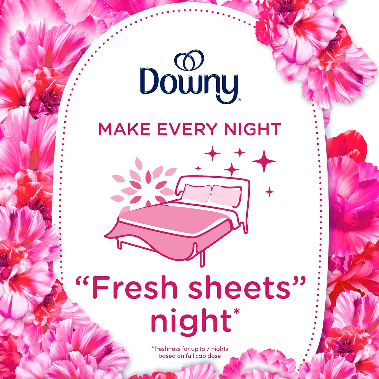 Downy April Fresh Fabric Softener – Streamlined 2-in-1 Laundry Essential for the Uncluttered Home, 44 fl oz