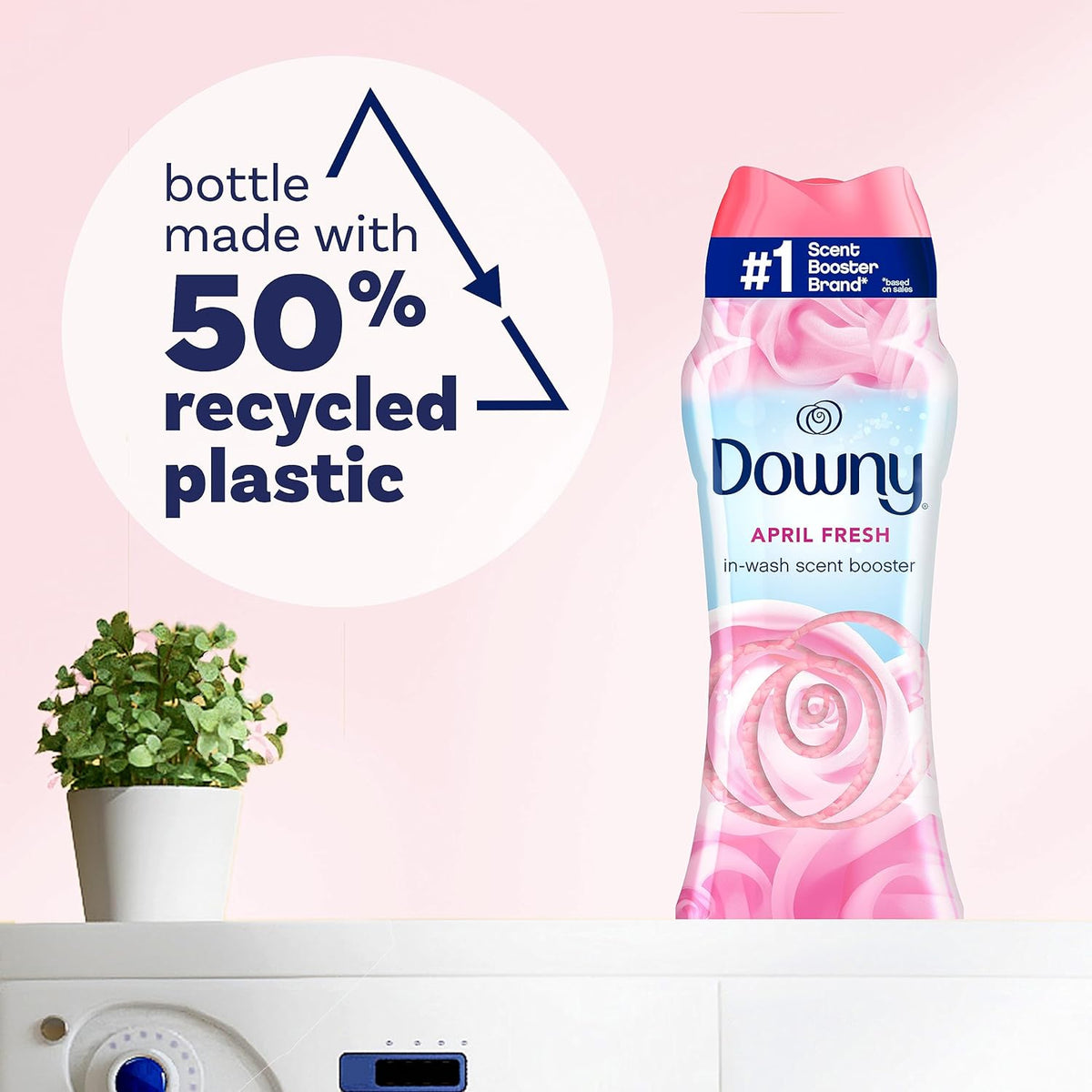 Downy April Fresh In-Wash Scent Booster Beads – Family-Safe Laundry Freshener for Kids' Bedroom and Playroom