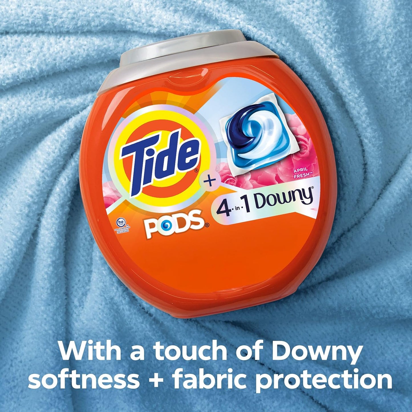downy april fresh scent built into each pod for long-lasting fragrance
