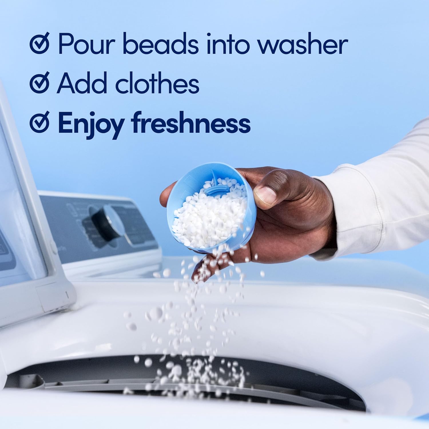 Downy Light Laundry Scent Booster Beads – Gentle Aromatherapy Companion for Bedroom Linens and Bath Towel Rituals