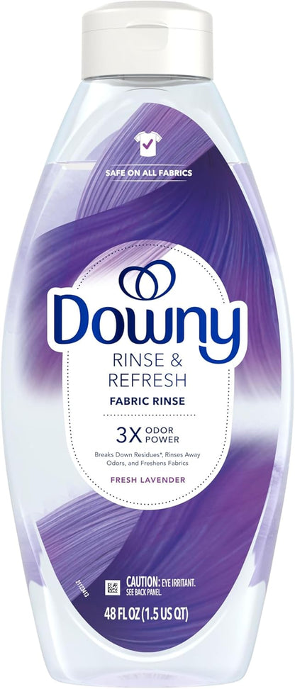 Downy RINSE & REFRESH Laundry Odor Remover – Nursery-Safe Rinse for Baby Clothes and Cloth Diapers