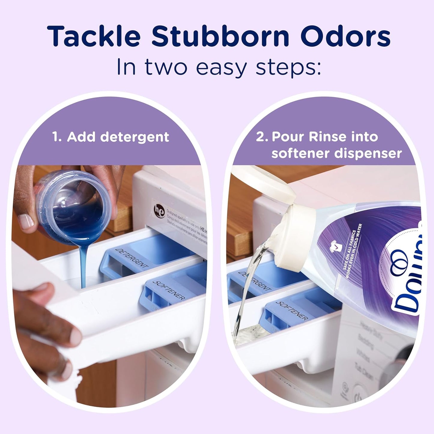 Downy RINSE & REFRESH Laundry Odor Remover – Nursery-Safe Rinse for Baby Clothes and Cloth Diapers