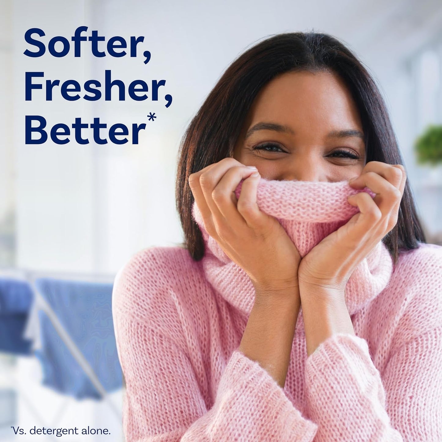 Downy Soft Fabric Conditioner April Fresh, 111 fl oz, Intentional Living Laundry Softener for Neutral Bedroom and Simplified Storage