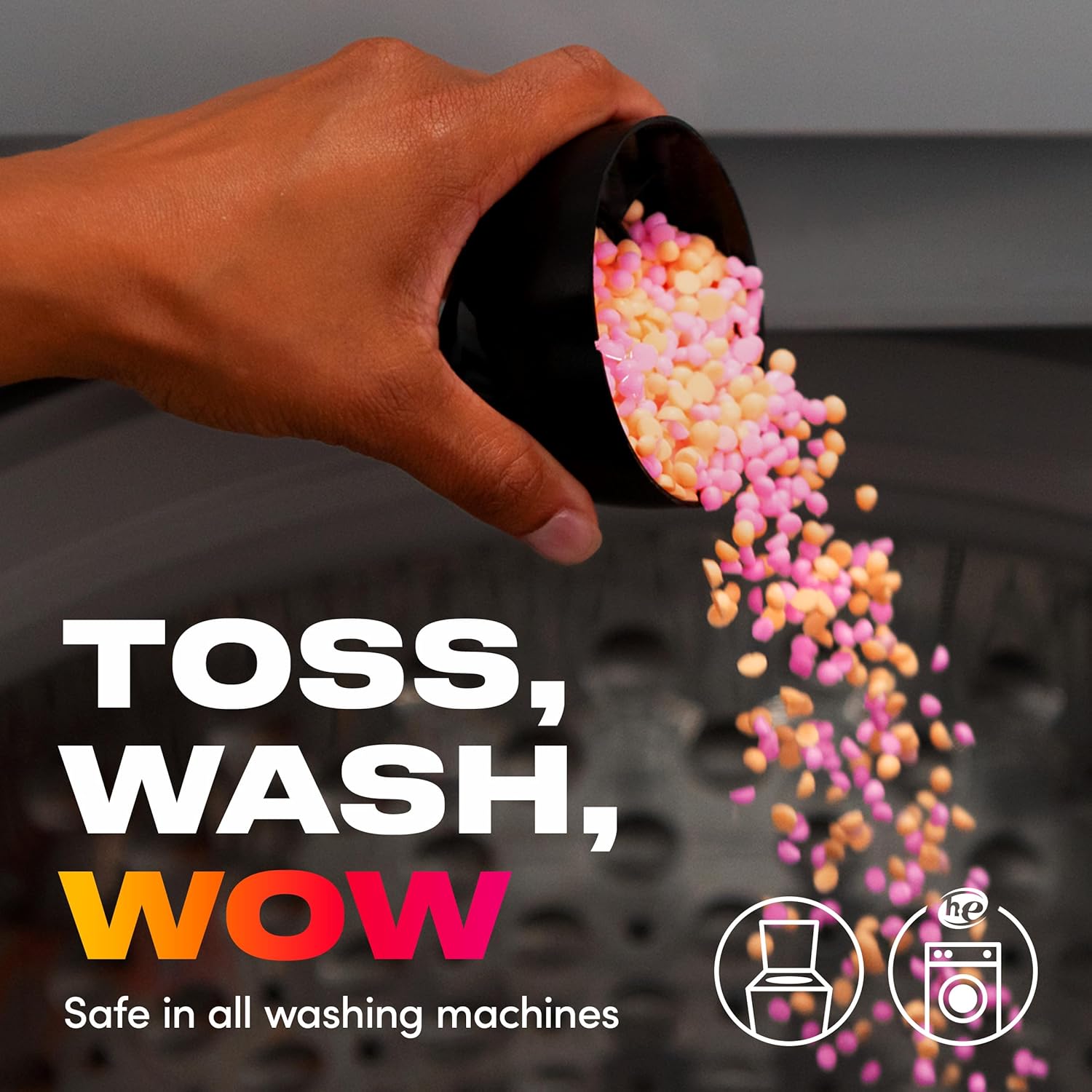 Downy Unstopables Fusions Scent Duo Beads Sunset & Citrus Personal Care Laundry Freshener for Wind-Down Bath Towels and Sleepwear