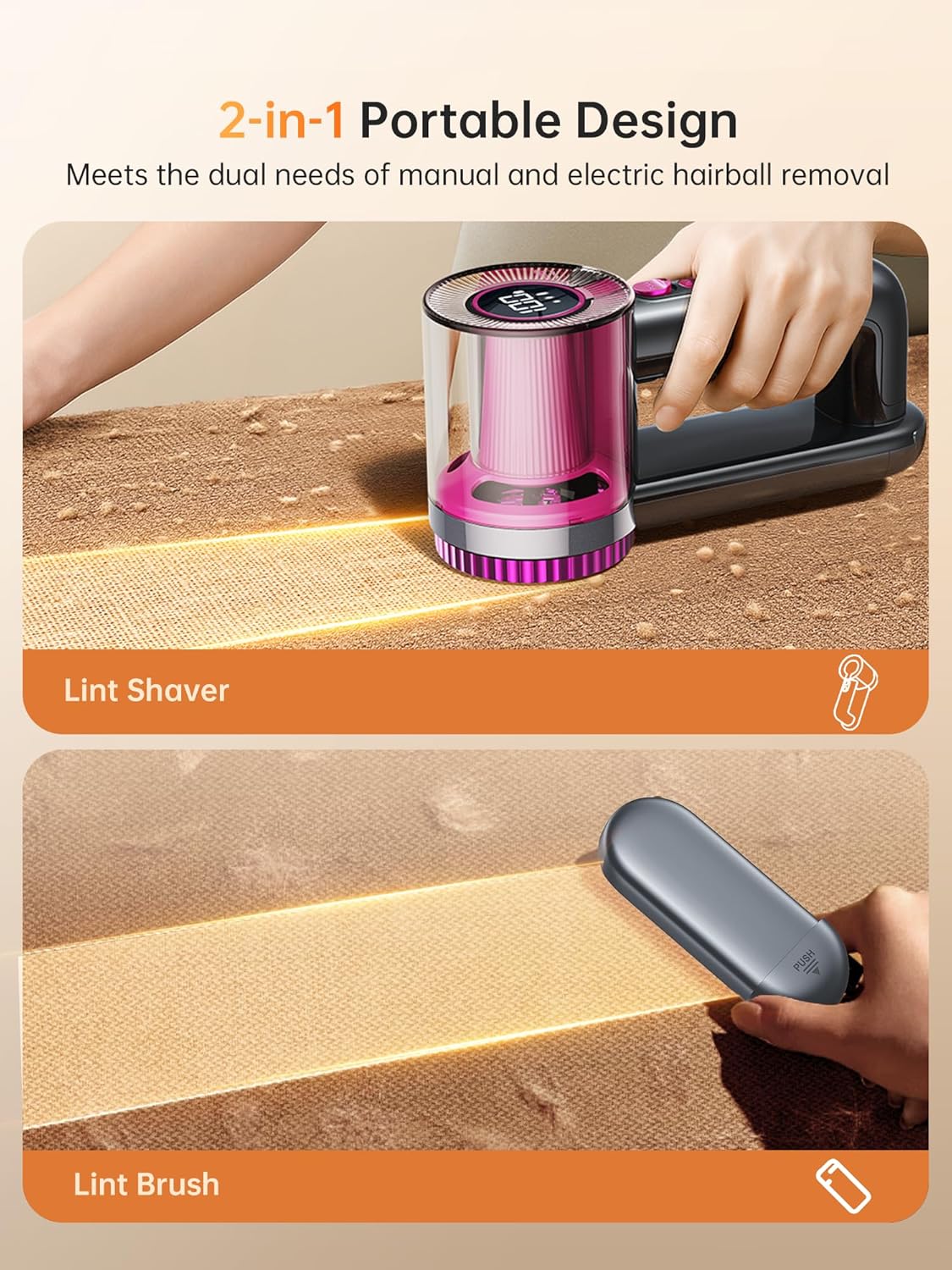 DRFLASH Rechargeable Lint Remover – Thoughtful Birthday Gift for Women Who Love Cozy Cashmere
