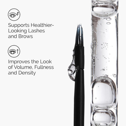 drop applicator for precise thin-layer application along lash line and brows
