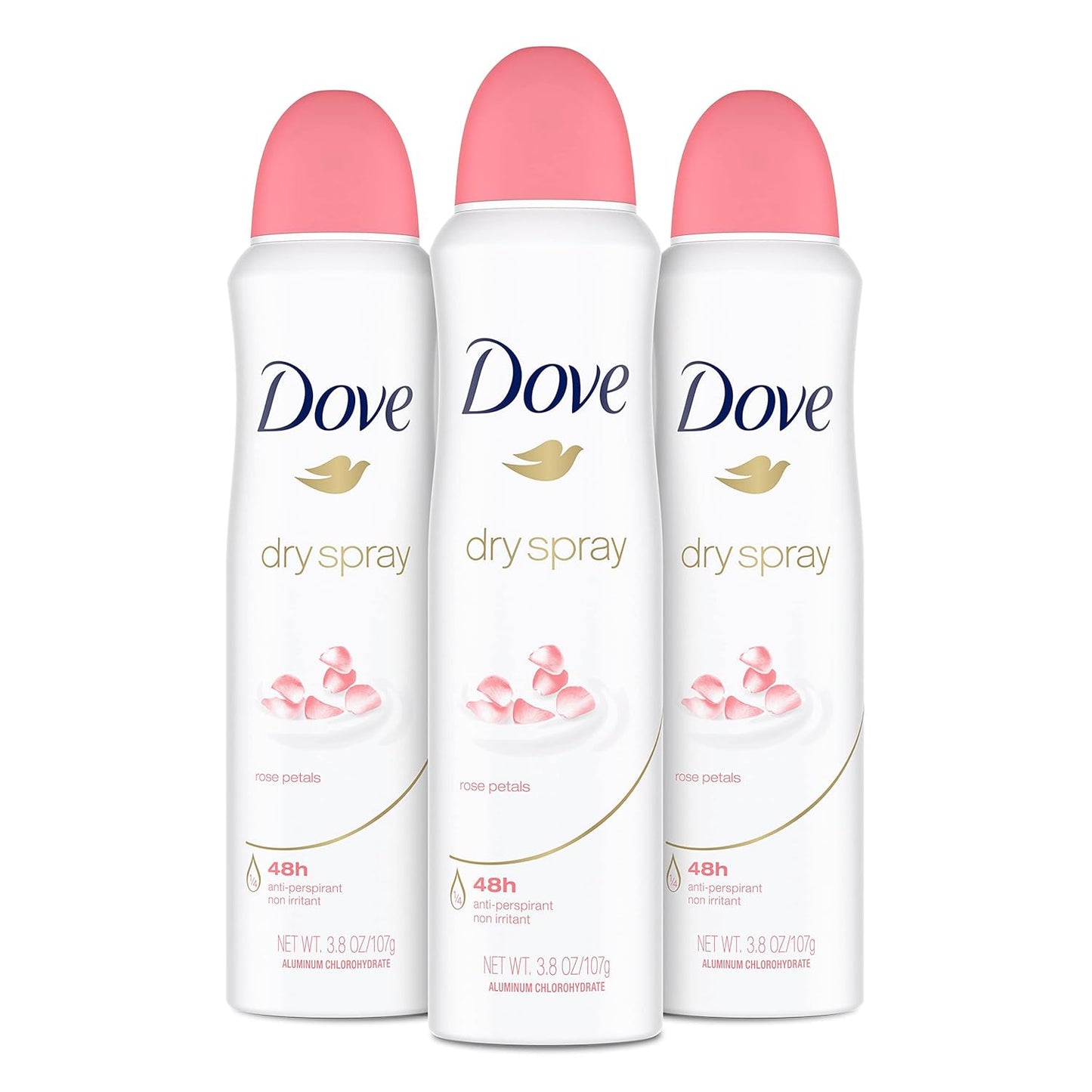 dry spray antiperspirant format that goes on instantly dry