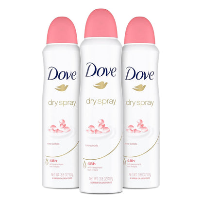 dry spray antiperspirant format that goes on instantly dry