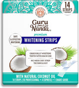 GuruNanda Teeth Whitening Strips – Mindful Evening Self-Care Ritual for a Calm, Brighter Smile