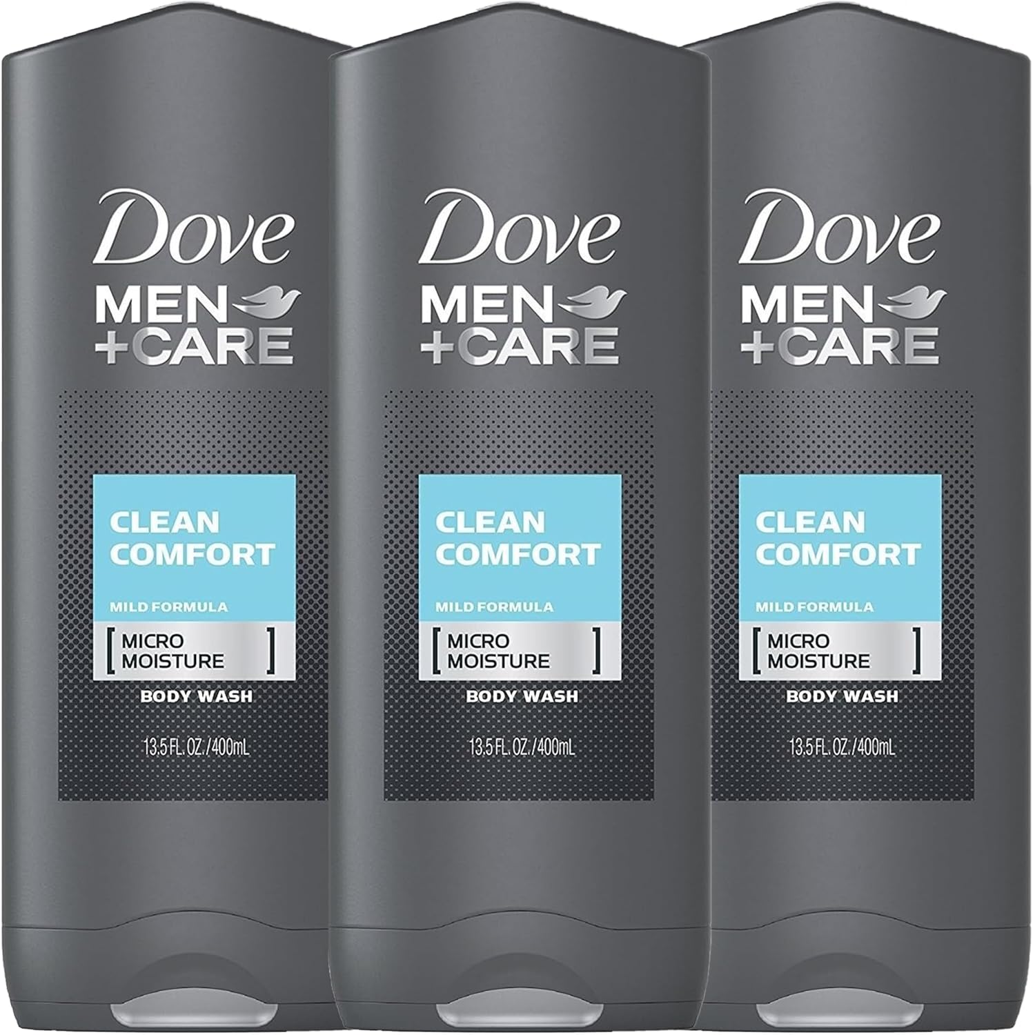 dual-action body and face wash formulated specifically for men's skin