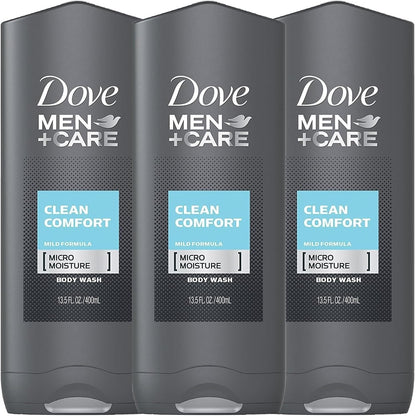 dual-action body and face wash formulated specifically for men's skin
