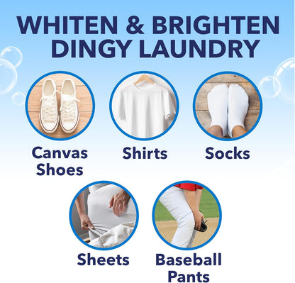 dual application method: presoak in water or pour directly into washer drum before adding clothes
