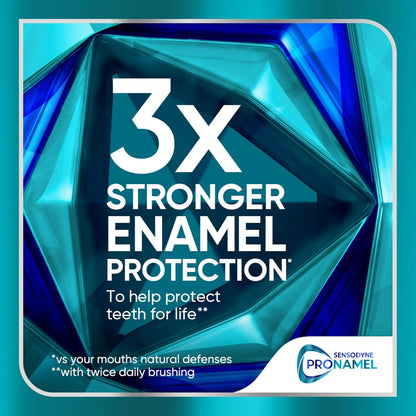 dual foaming system with micro polishing action for 40% greater whitening vs. pronamel intensive enamel repair