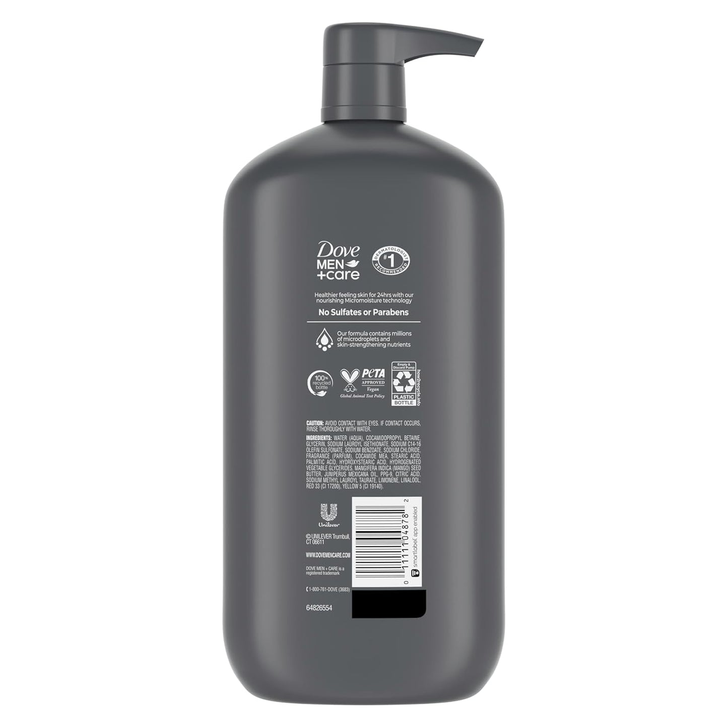 dual-purpose 2-in-1 body and face wash gel formula