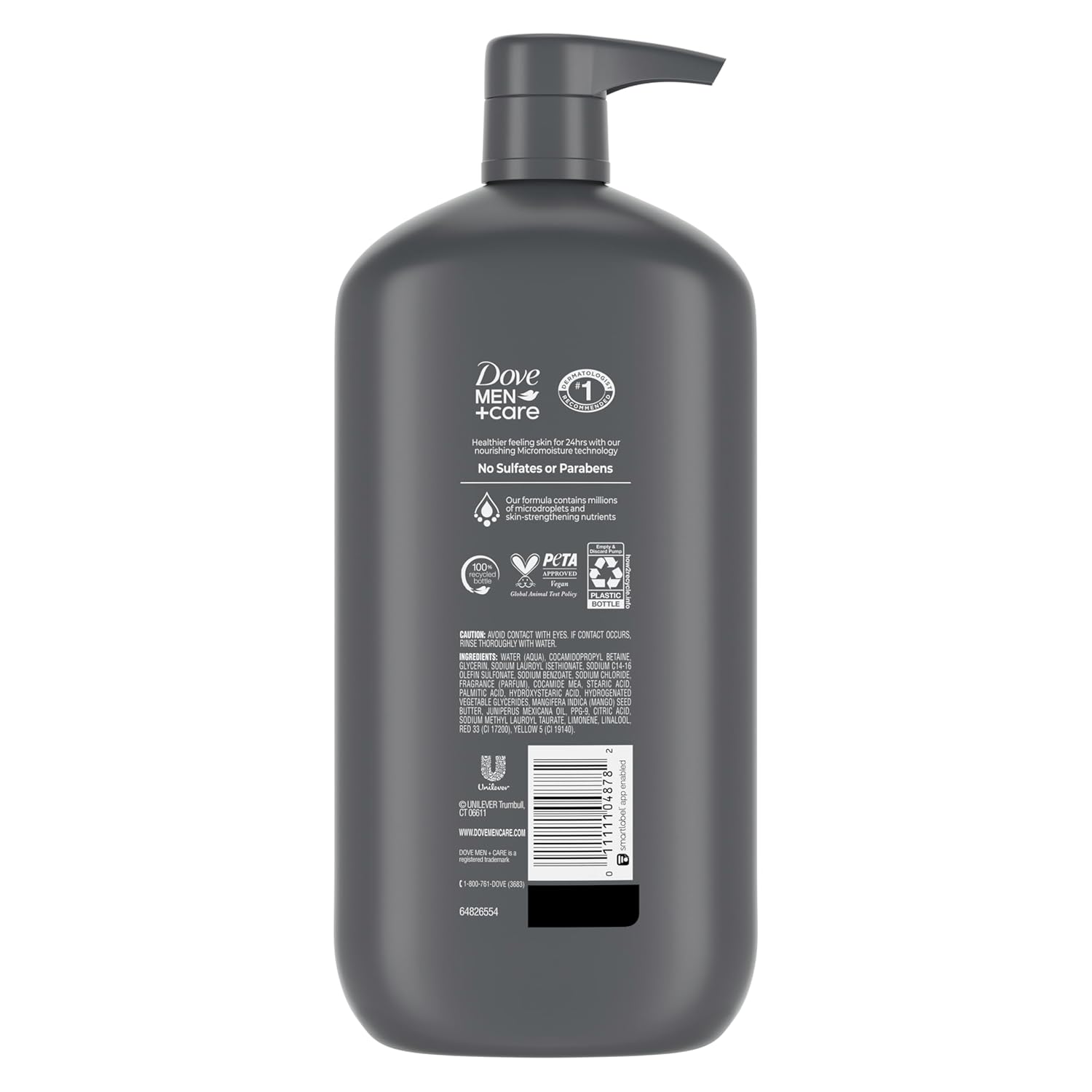 dual-purpose 2-in-1 body and face wash gel formula