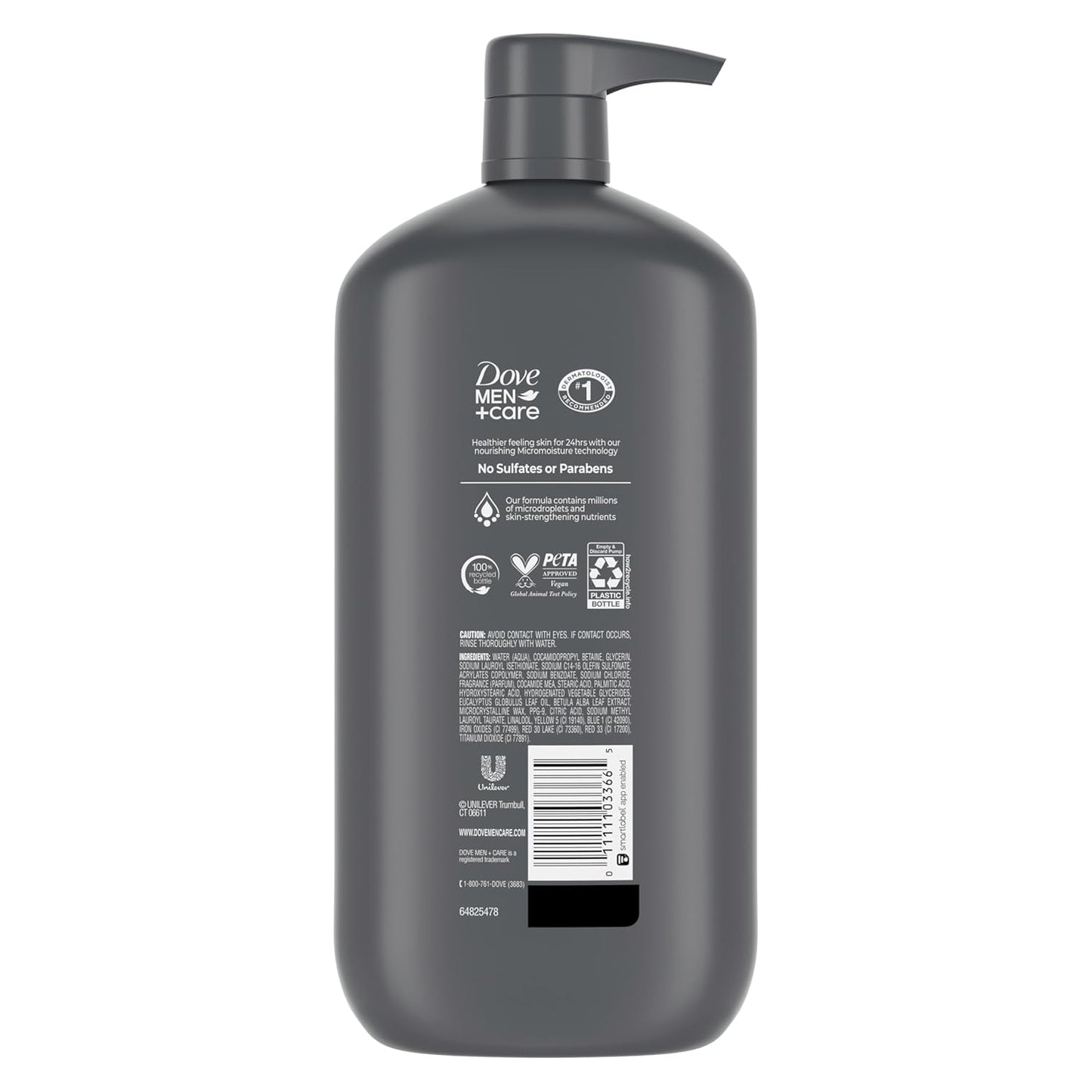 dual-purpose 2-in-1 face and body wash in a single gel formula
