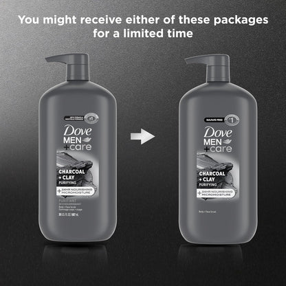 dual-purpose face and body wash in a single 30 oz bottle