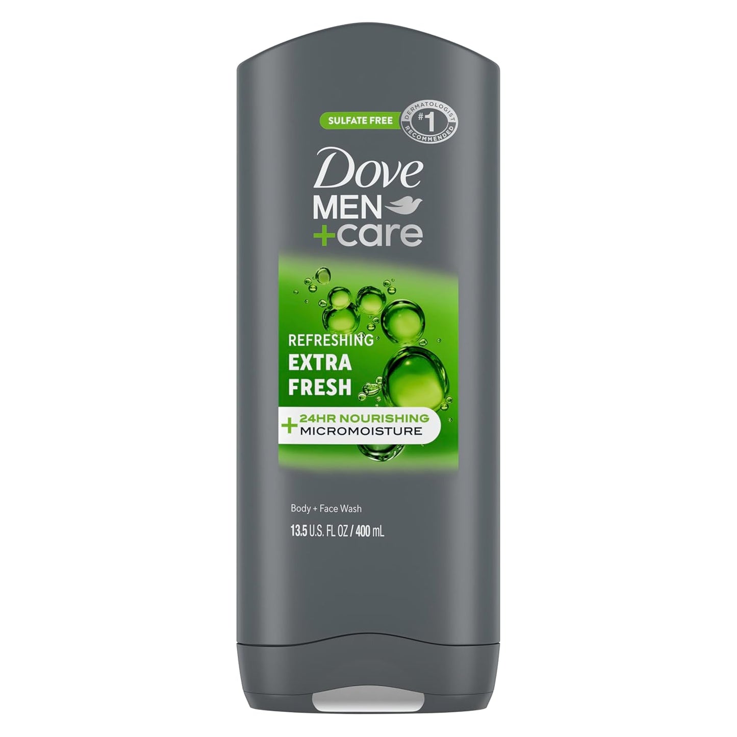 dual-purpose formula safe for both face and whole body in a single step