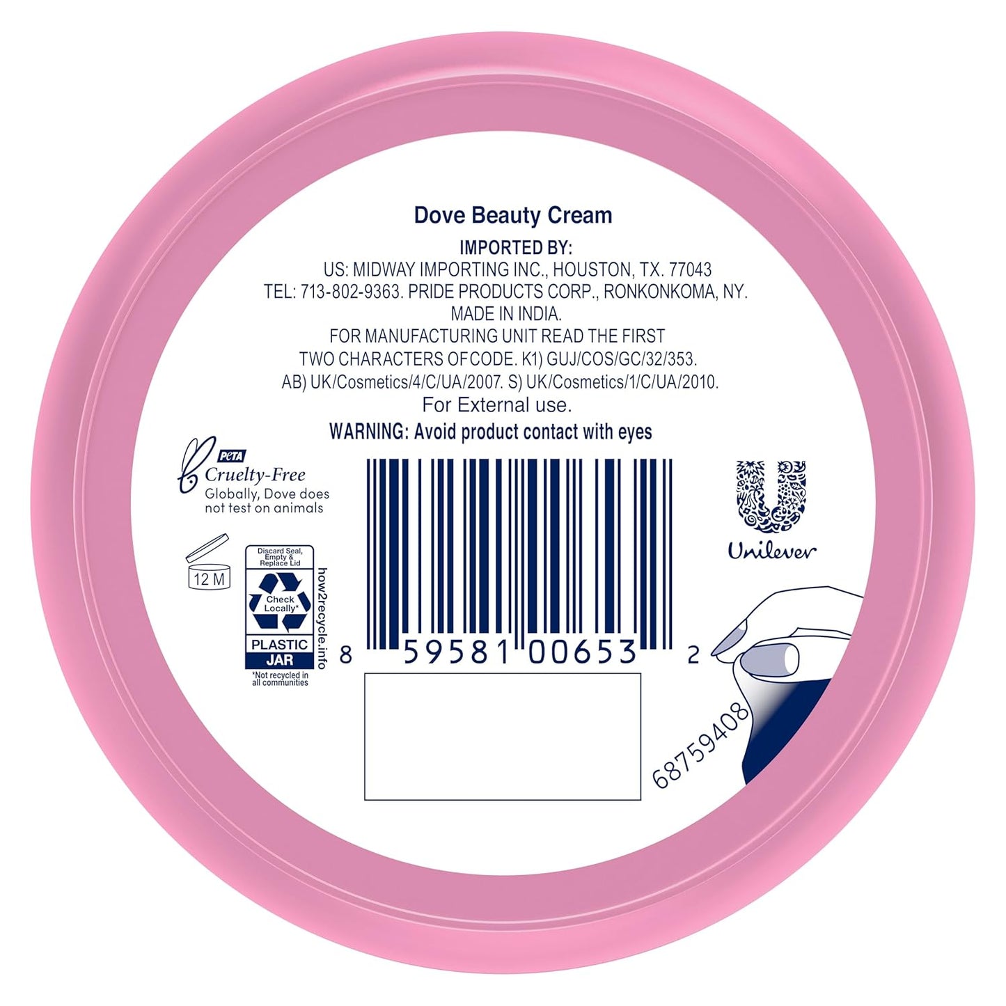 dual-purpose formulation safe for face, body, and hands