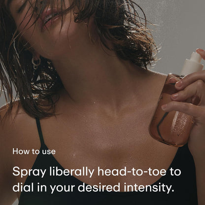 dual-purpose mist safe for both hair strands and skin
