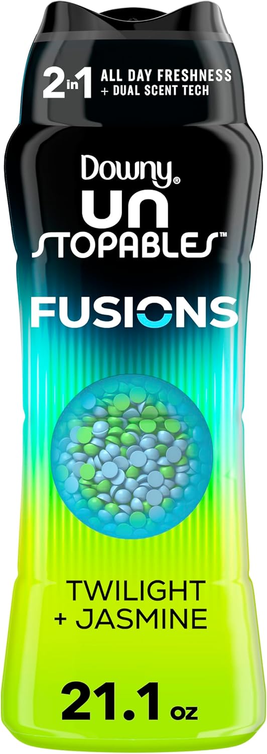 dual-scent bead technology combining twilight (vanilla) and jasmine fragrance notes